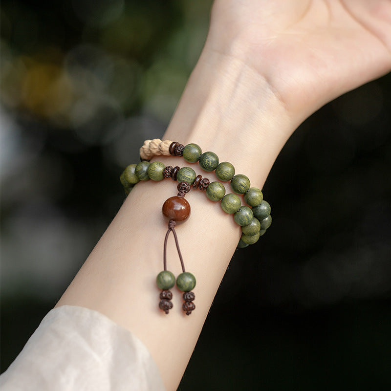 Sandalwood Prayer Beads Bracelet For Women