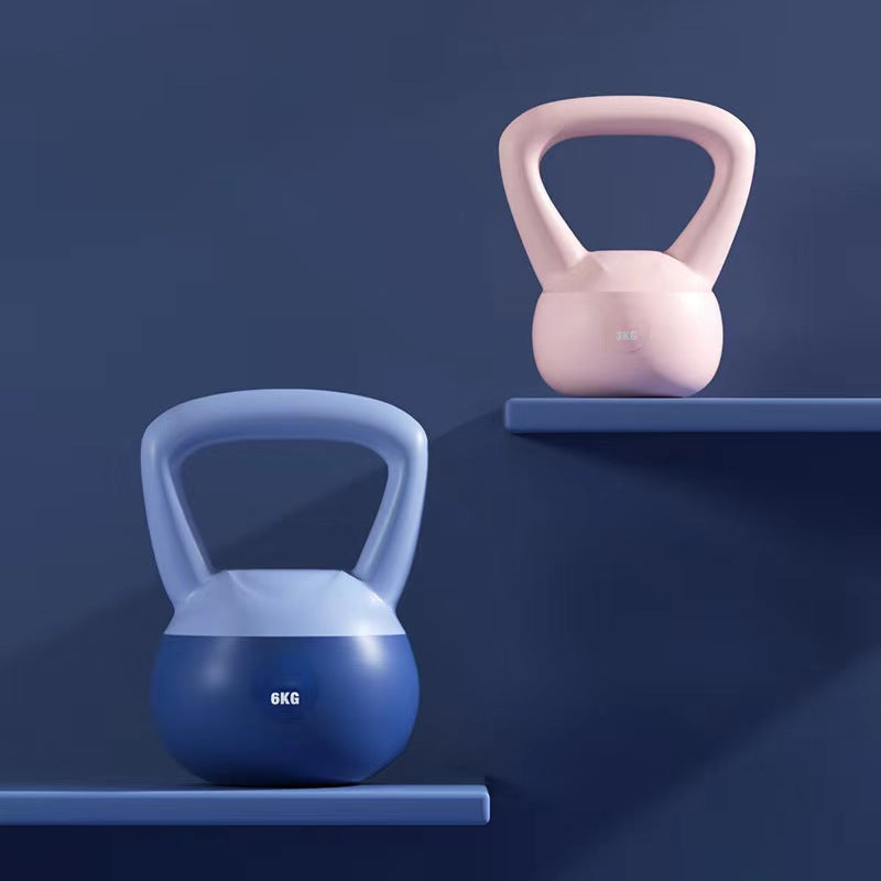 Pesa rusa casera para fitness para mujer