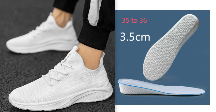 Breathable White Mesh Men's Casual Sneaker