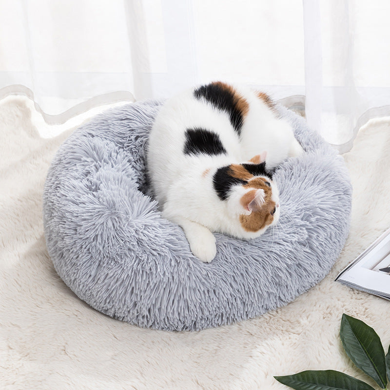 Cama cálida para mascotas de invierno Suministros para mascotas Cama para mascotas para gatos