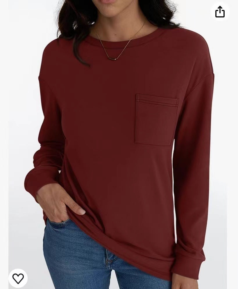 Women's Long Sleeve Top Loose Autumn Leisure Fashion Sweater