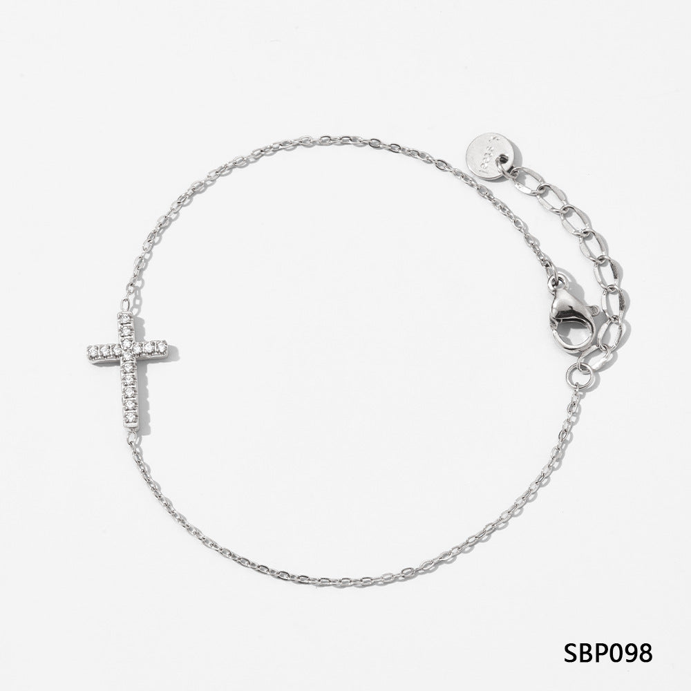 European And American Titanium Steel Ornament Cross Pendant Stainless Steel Earring Bracelet Necklace