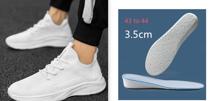 Breathable White Mesh Men's Casual Sneaker