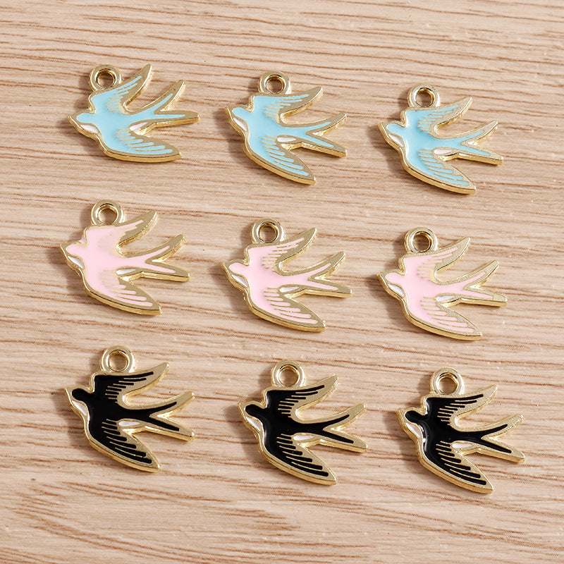 Cartoon Swallow Bird Animal Pendant Alahas