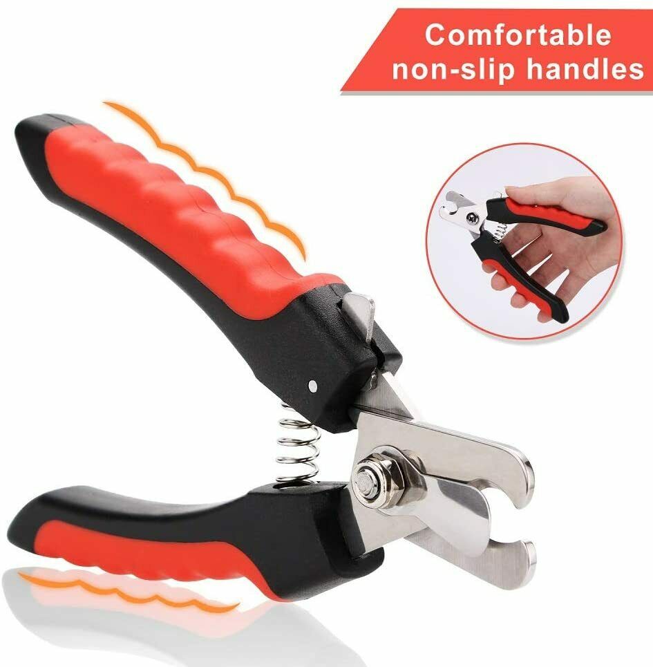 Dog Nail Clippers Nail Trimmer With Safety Guard Razor  Pet Grooming