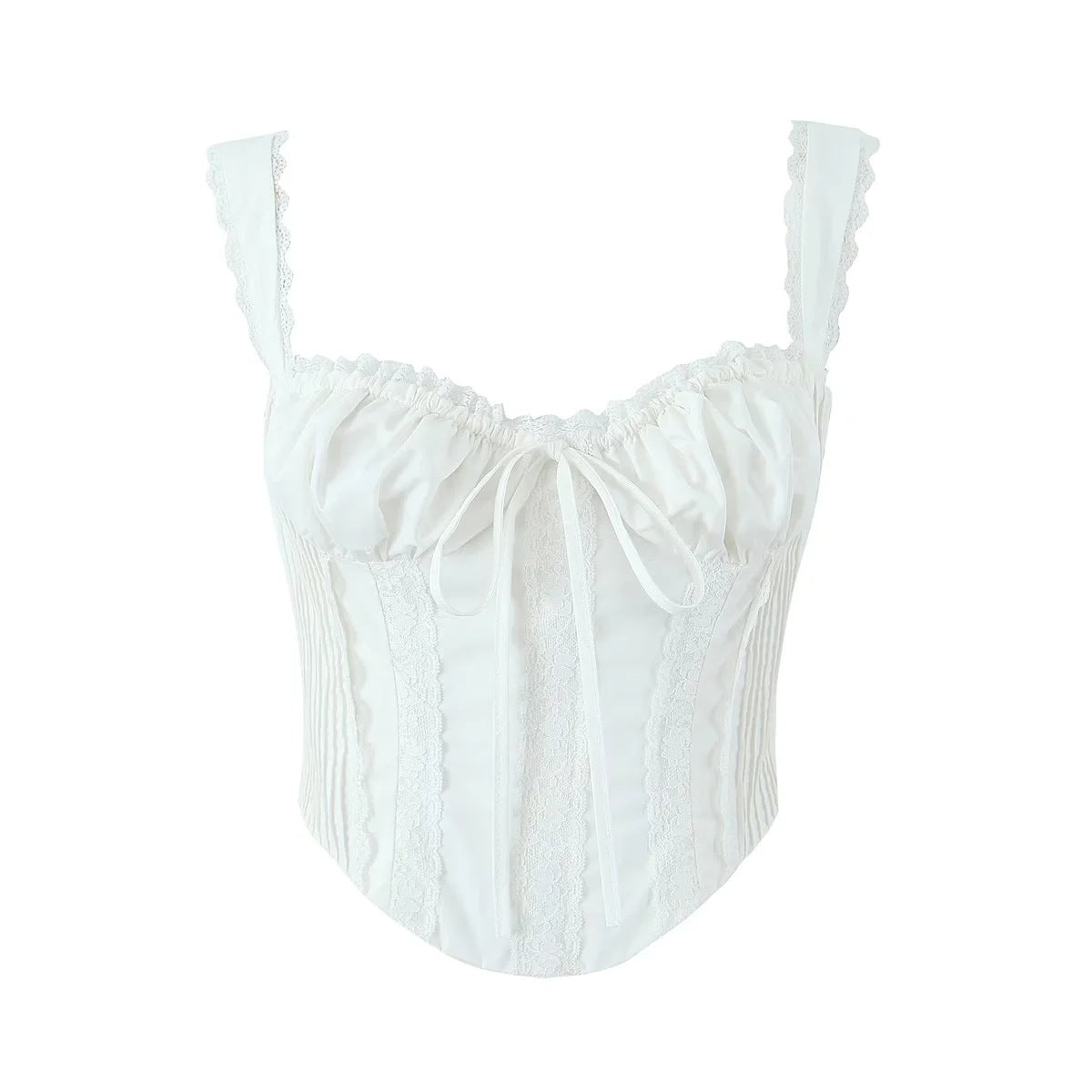 French Sexy Lace Trim Maliit na Sling Vest