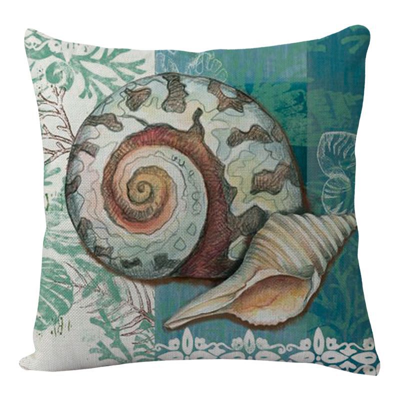 Cushion Covers Sea Turtle Printed Throw Pillow Cases Para sa Home Decor Sofa Chair Seat