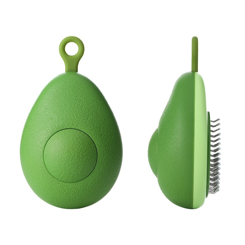 Cat Brush Pantanggal ng Buhok Paglilinis Hugis Avocado Tool sa Pag-aayos ng Aso Mga Suklay ng Alagang Hayop Brush Hindi kinakalawang na Asero Karayom ​​Paglilinis ng Alagang Hayop