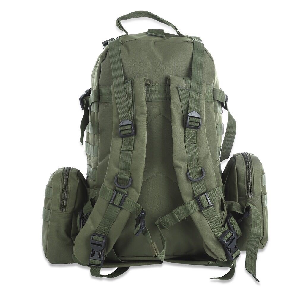 Mochila Molle para exteriores de 50L, Mochila Táctica Militar, bolsa deportiva, impermeable, para acampar, senderismo, viaje