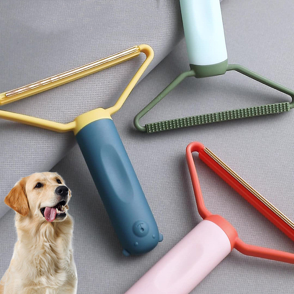 Pet Cat Dog Hair Remover Dematting Comb Double-sided Sofa Clothes Shaver Lint Roller Para sa Paglilinis ng Mga Alagang Hayop Comb Brush Pagtanggal ng Mitts Brush