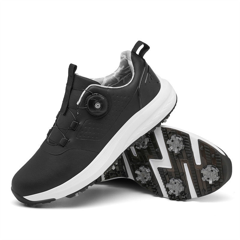 Golf Shoe Couple Waterproof Track Spikes Shoes