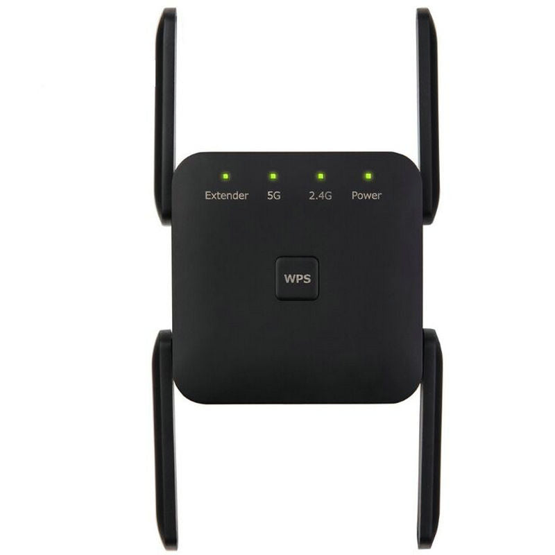 Repetidor amplificador de señal Wifi, extensión de mejora de señal inalámbrica de 1200M, repetidor Wifi 5G