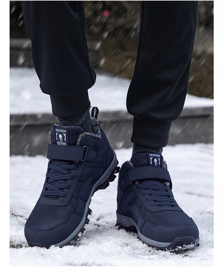 Winter Warm Fleece-lined Thickened Waterproof Sneakers