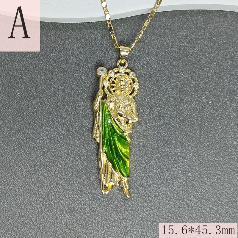 Fashion Religious St Jude Necklace