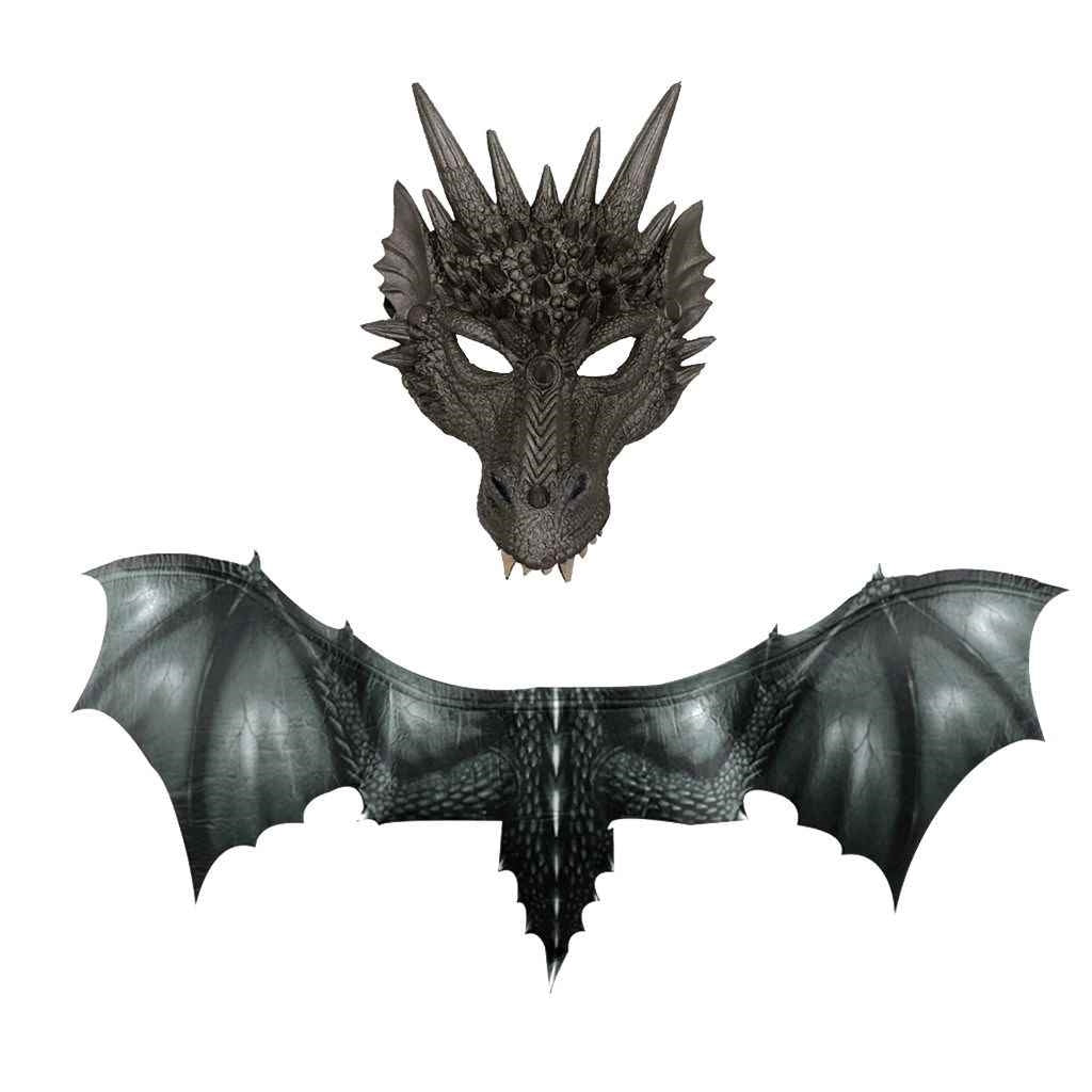 3D Dragon Wings Masks Cosplay Costume Wings Prop Decor