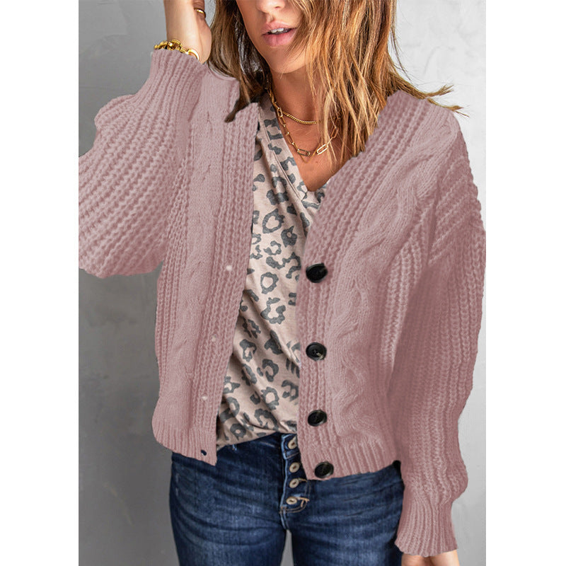 Women's Knitting Sweater Cardigan Top