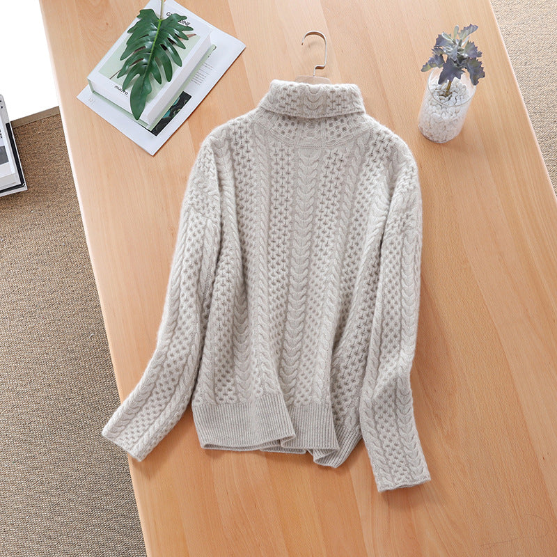 Autumn And Winter Turtleneck Woolen Sweater