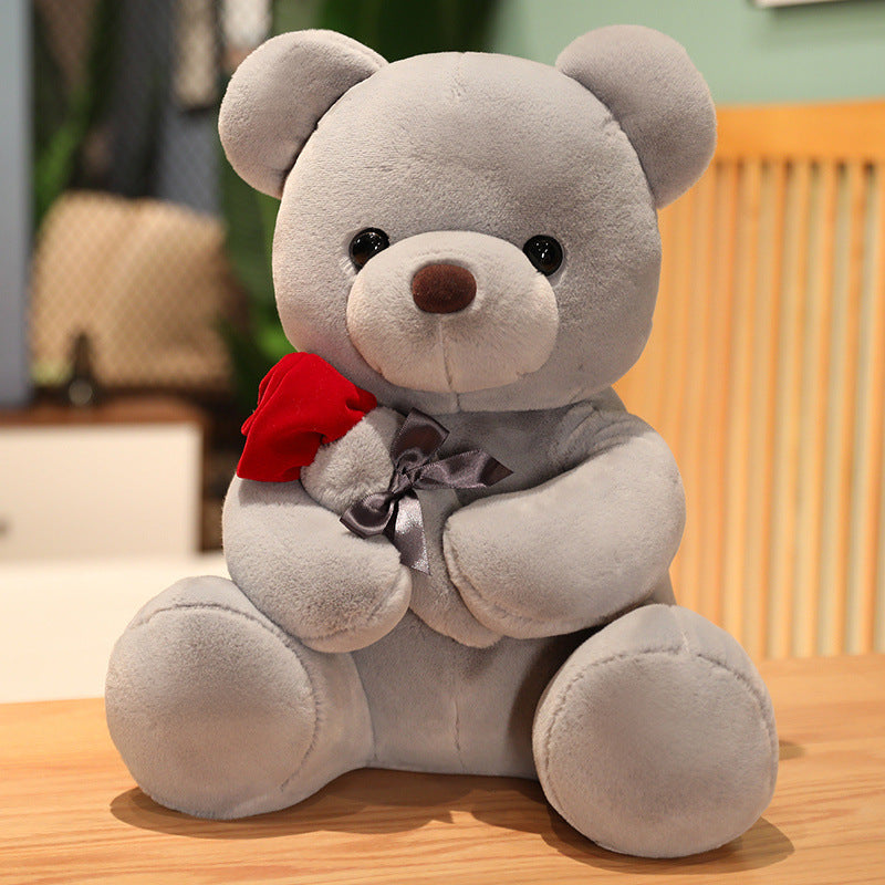 23-45cm nuevo abrazo encantador rosas oso de peluche almohada de peluche muñecos de animales suaves bonito regalo de cumpleaños novia Día de San Valentín