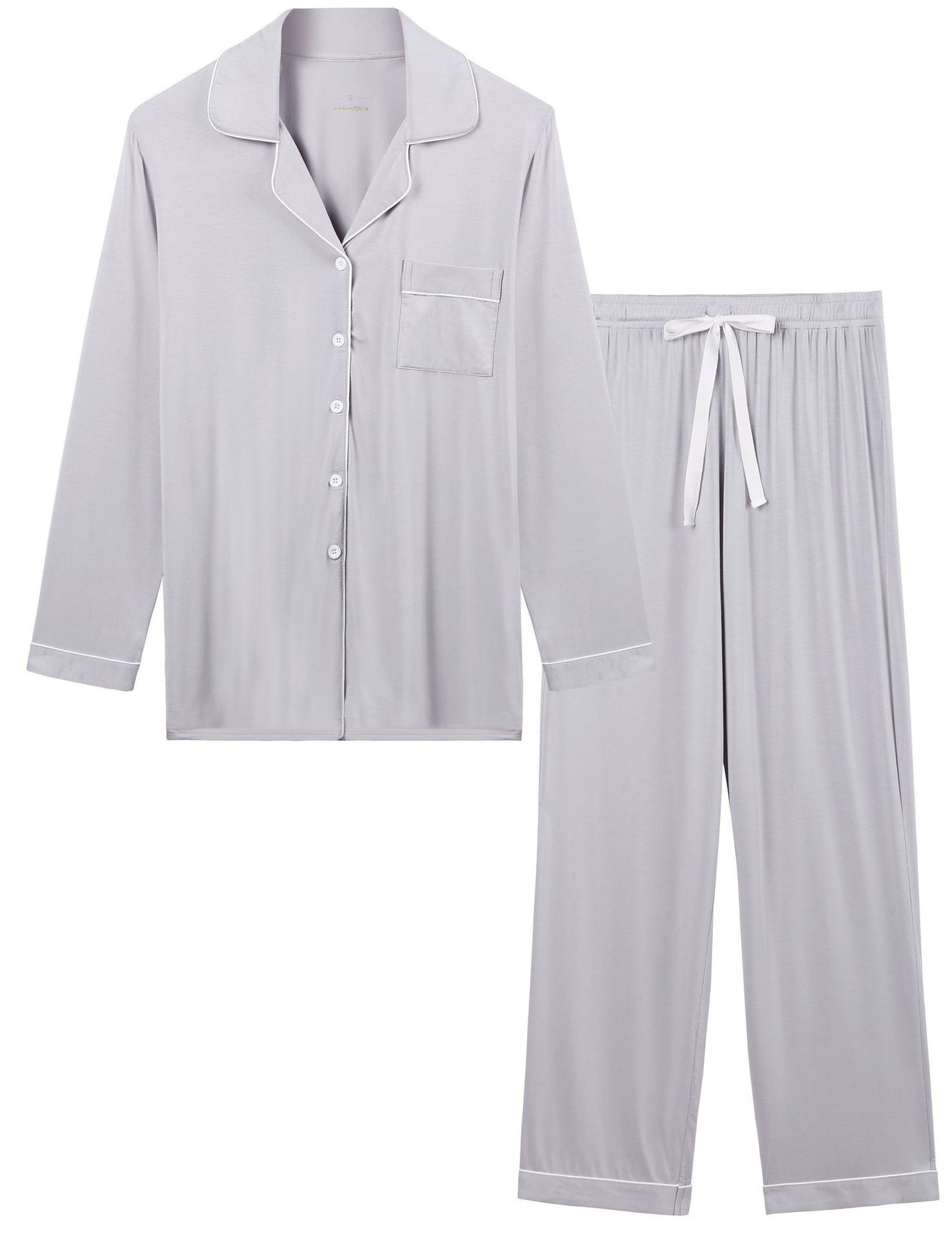 Women's Pajama Suit Long Sleeve Trousers Casual Homewear