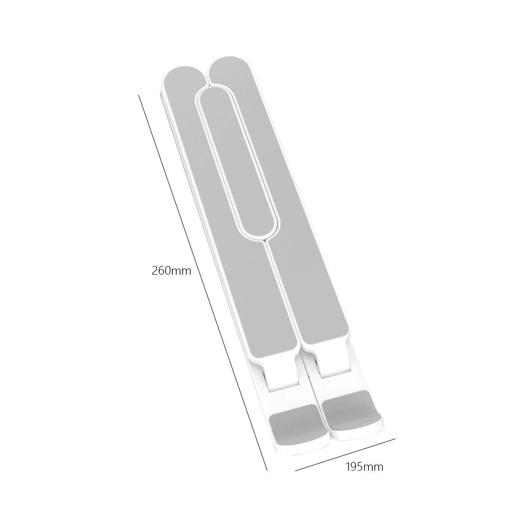 Soporte ajustable antideslizante para ordenador portátil, soporte elevador de Base, 6 velocidades de altura, soporte de refrigeración portátil para tableta de 11-17 pulgadas