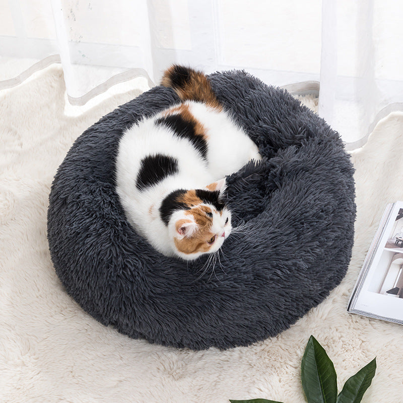 Cama cálida para mascotas de invierno Suministros para mascotas Cama para mascotas para gatos