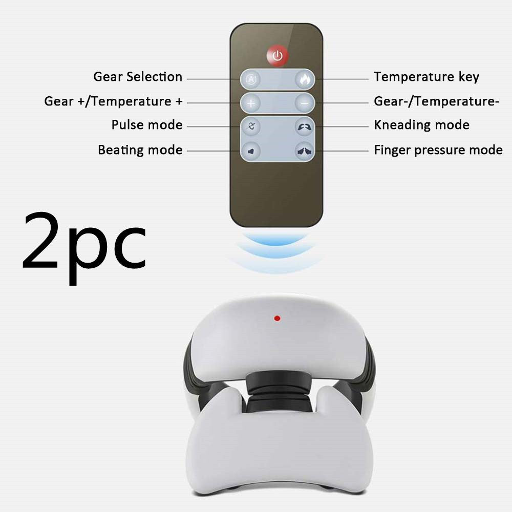 Smart Electric Pulse Back and Neck Massage 4 Heads Pain Relief Tool Health Care Relaxation Cervical Vertebra Physiotherapy