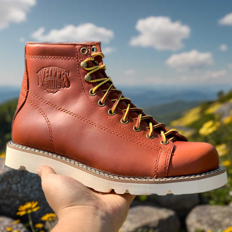 American Retro Short Face Worker Boots