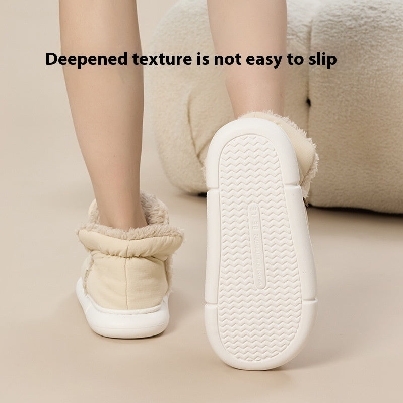 Men's Fashion Personality Down Cloth Cotton Slippers