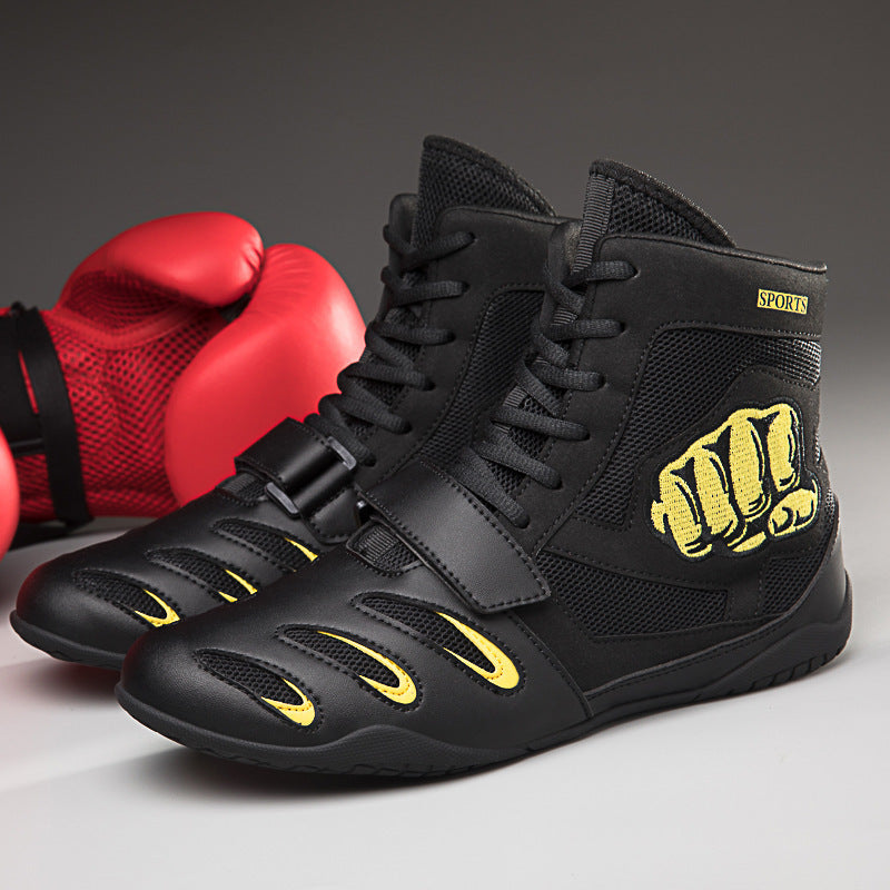 Ultra-light Non-slip Breathable Boxing Wrestling Fighting Shoes