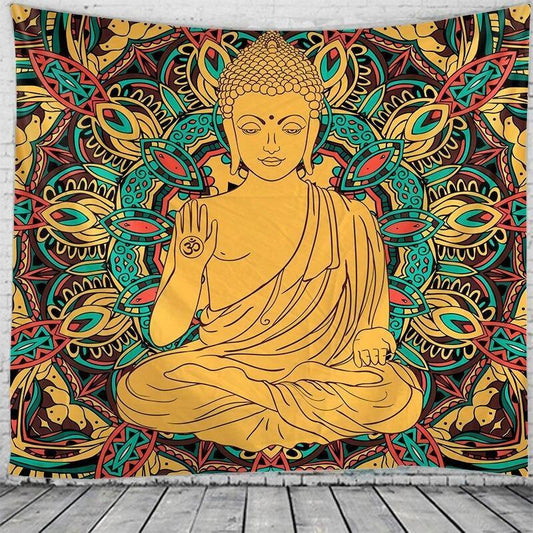 Vintage Buddha Tapestry