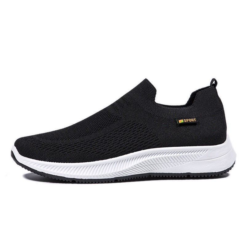 Spring Sports Leisure Cloth Shoes Flying Woven Thin Mesh Shoes