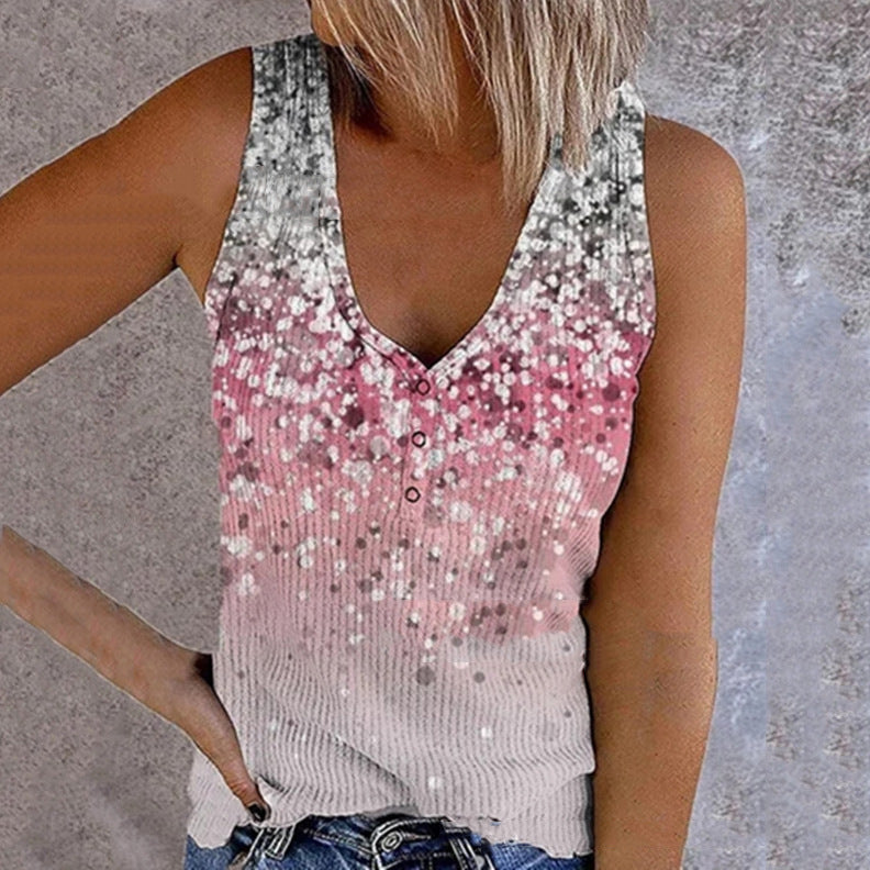 Women's Sleeveless Rib Fabric Vest