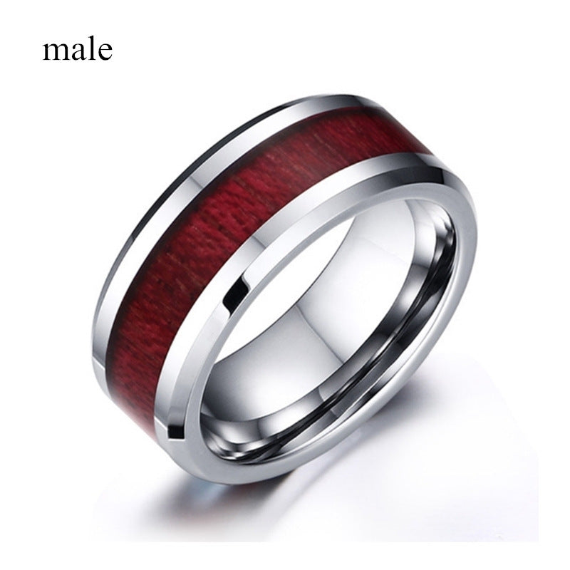 New Ruby Heart Ring Popular In Europe And America