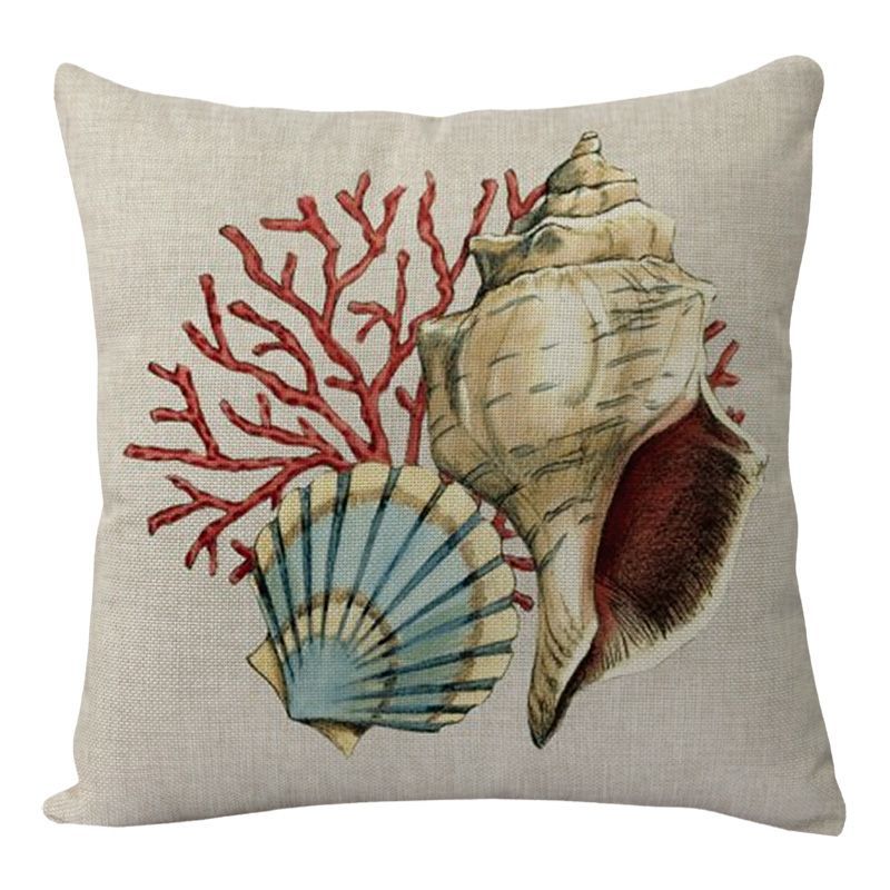 Cushion Covers Sea Turtle Printed Throw Pillow Cases Para sa Home Decor Sofa Chair Seat