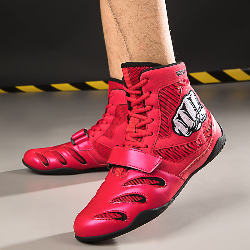 Ultra-light Non-slip Breathable Boxing Wrestling Fighting Shoes