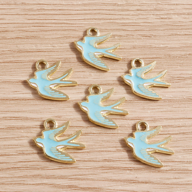 Cartoon Swallow Bird Animal Pendant Jewelry