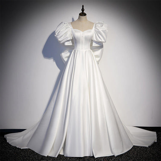 White Evening Dress Women's Banquet