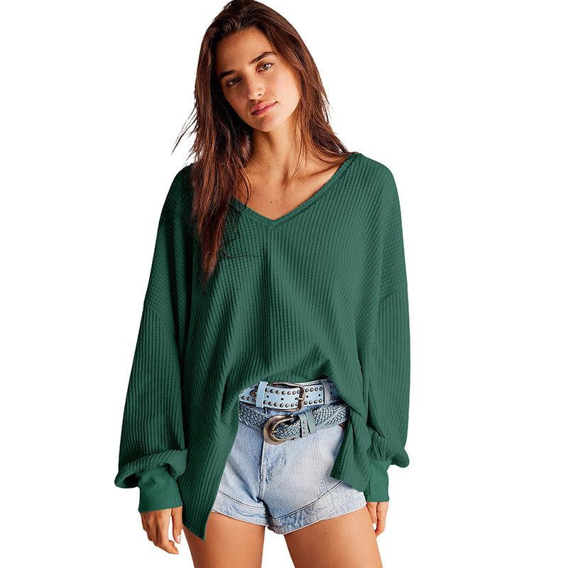 Women's Casual Loose All-match Bottoming Shirt Top